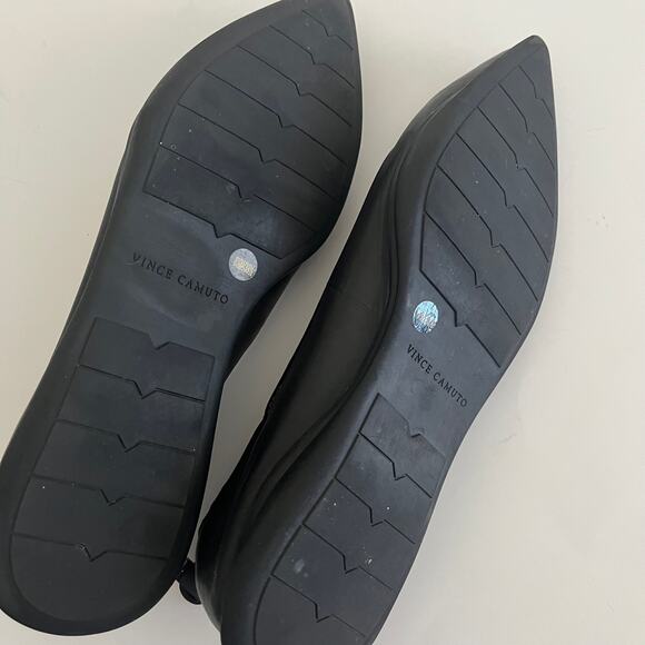 Vince Camuto 'Bendreta' Women's 8.5M Pointy Toe Leather Ballet Flat Comfortable - Picture 7 of 9